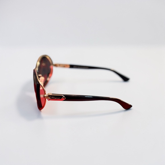 Salvatore Ferragamo SF719S Black Oversized Sunglasses – NWT w/ Case - Picture 4 of 9